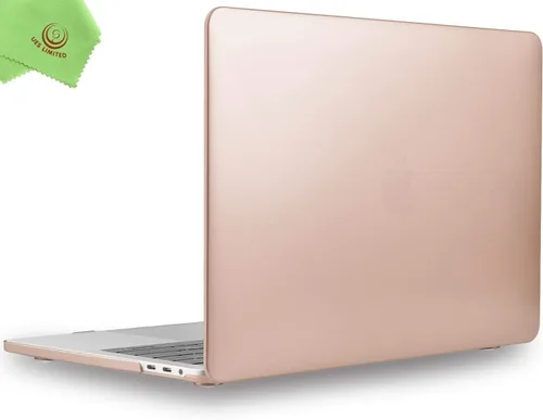 Vista 62 de UESWILL Estuche rígido mate suave compatible con MacBook Pro de 15 pulgadas con Touch Bar y USB-C de 2016-2019, modelo A1990 A1707, negro
