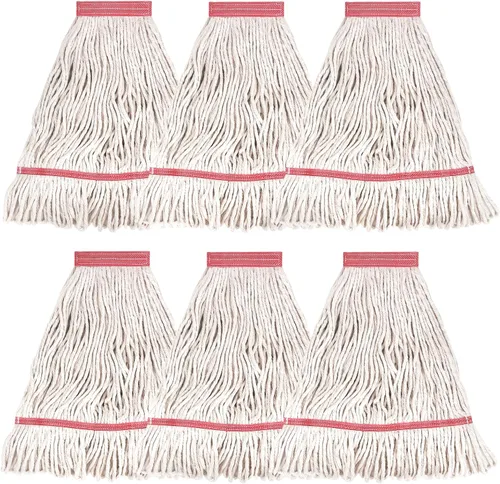 Vista 24 de Matthew Cleaning Cabezal de Trapeador de Servicio Pesado Repuesto Comercial para Limpieza General y de Pisos, Cabezal de Repuesto de Hilo de Extremo