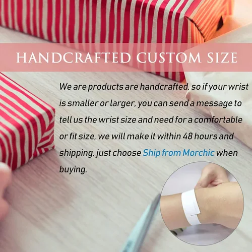 Vista 5 de Morchic 3mm Mini Beads Natural Gemstone Adjustable Bracelet for Women, Energy Gem Charm Series, Birthday Gift