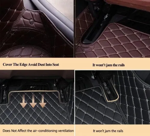 Vista 3 de Elaboración personalizada de tapetes para automóvil para Cadillac ATS CTS CT6 DTS Escalade SRX XT4 XT5 XT6 XTS 2002-2023 Proteccion de tapete