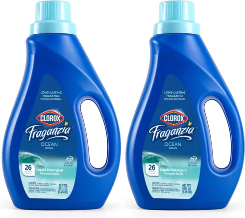 Vista 13 de Clorox Fraganzia Detergente Líquido para Ropa con Aroma a Lavanda - Compatible con HE para Todas las Lavadoras de Carga Frontal y Superior