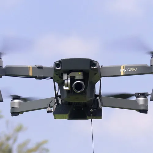 Vista 5 de Dispositivo profesional de liberación y caída para DJI Mavic 1 Pro/Platinum - Pesca con drones, liberación de cebo, entrega de carga, búsqueda