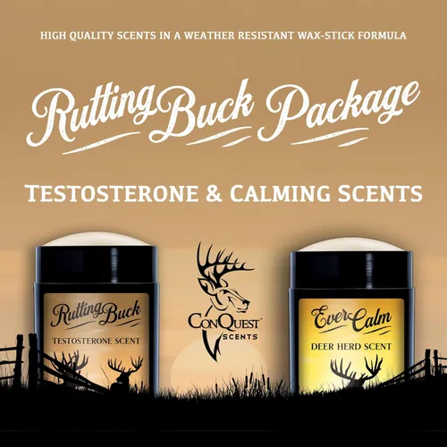 Vista 7 de Paquete de barras con esencia Conquest Scents (Rutting Buck y EverCalm)