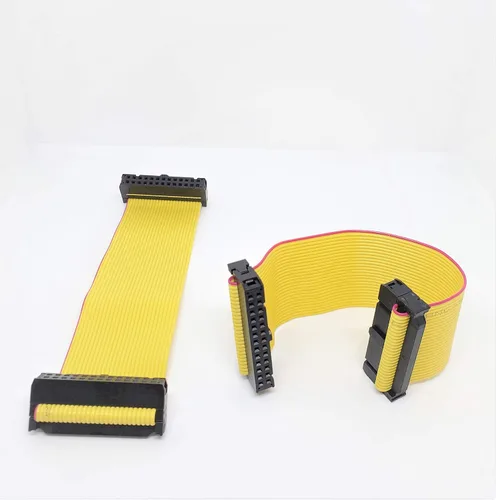 Vista 6 de Accesorios de PC - Connectors Pro 26P 2x13 Dual Row FC IDC 0.100 in hembra conectores de 15.7 in 15" de longitud cable plano amarillo