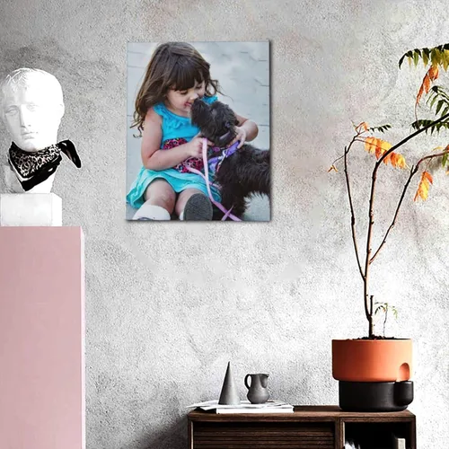 Vista 5 de Apego Personalized Canvas Prints with Your Photo, Custom Canvas Wall Art, Print Your Pictures Photos on Canvas, Customized Gifts for Family