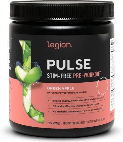 Vista 14 de Legion Pulse Suplemento previo al entrenamiento - Bebida de óxido nítrico natural para aumentar la energía, sin creatina, endulzada naturalmente