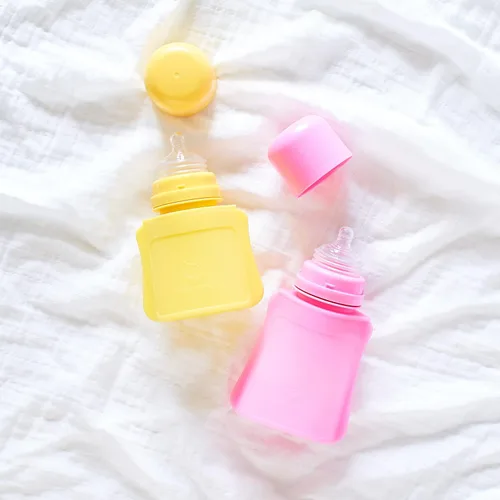 Vista 4 de green sprouts Sprout Ware - Bolsillo para bebé hecho de silicona y plantas (8 onzas), bolsillo de plástico de silicona no tóxica a base de plantas