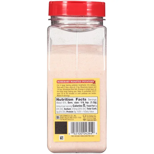 Vista 9 de McCormick - Sal rosa del Himalaya molida fina, 26 oz