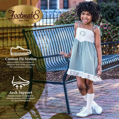 Vista 2 de FootMates Cheer 3 con cordones (bebébebéniño pequeño)