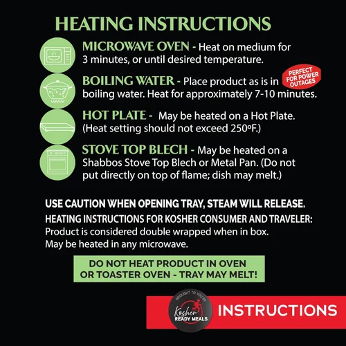 Vista 8 de KJ Poultry Comidas preparadas kosher – Bolas de carne de pollo y champiñones, comidas de carne MRE listas para comer, Halal, (1 unidad) preparado