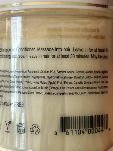 Vista 4 de Shedavi Mascarilla para el cabello - Tratamiento de proteínas con queratina para el cabello seco y dañado