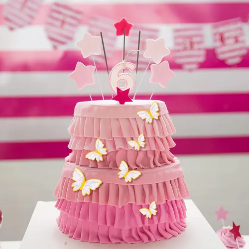 Vista 4 de 40 decoraciones de mariposa 3D con purpurina, adornos dorados para tartas de cumpleaños, adornos para cupcakes de arcoíris, calcomanías de pared