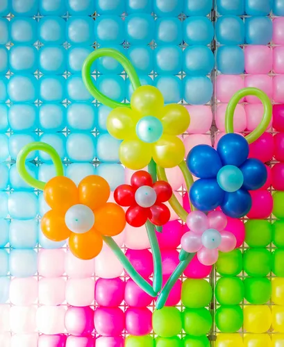 Vista 5 de Kit de 200 globos largos con bomba, formas mágicas de animales torcidos de 260Q, látex grueso para fiestas de cumpleaños, bodas, decoraciones