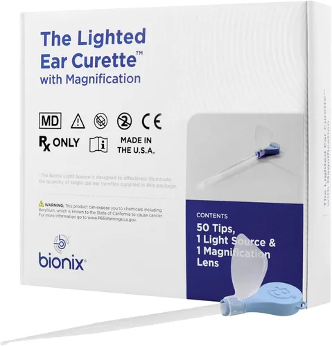 Vista 13 de Bionix - Herramienta iluminada AngleLoop para curetas de oído, herramienta de eliminación de cerumen, ayuda a eliminar el exceso de cera