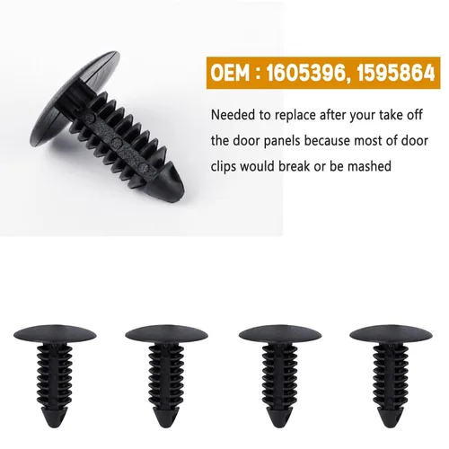 Vista 6 de UNIGT 3 en 1 Clips para defensa GM A20991 Compatibles con 11589292 sujetador de parachoques, remache 21030249 panel de guarnición de puerta