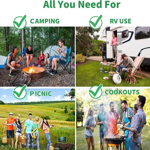 Vista 6 de Pak Camping utensilios de cocina, Camping Cookware, Camping Cookware, Camping utensilios de cocina, Camping utensilios de cocina, Camping utensilios