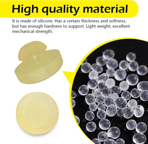 Vista 7 de Ajxn 4 PCS Topes de Interruptor de Freno, Almohadilla de Pedal de Freno Automático Tope de Interruptor de Luz de Freno Almohadilla de Interruptor