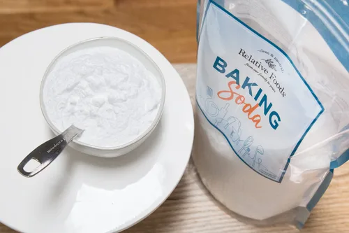 Vista 4 de Relative Foods Bicarbonato de sodio para cocinar, limpiar y más - Mezcla de bicarbonato de sodio sin gluten sin conservantes - Bicarbonato de sodio