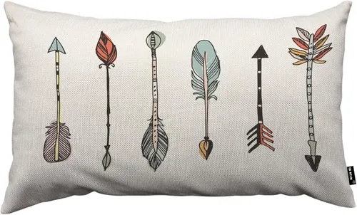 Vista 12 de TKS MITLAN - Funda de cojín decorativo, estilo boho, con flechas dibujadas a mano en acuarela. Funda de almohada para sofá, cama y coche, de 18 x 18