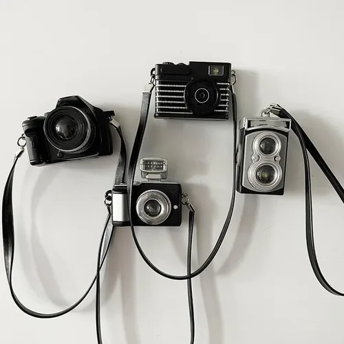 Vista 3 de 3D Retro Camera Fridge Magnet, Creative Refrigerator Magnets, Fridge Decor for Home & Office Accessories, Style 2