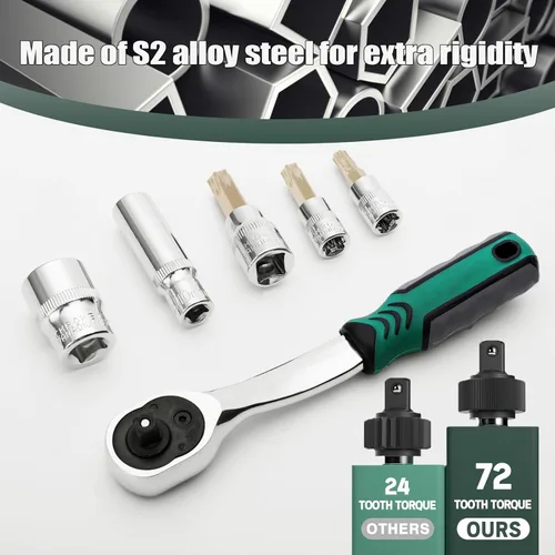 Vista 2 de Xislet Removal Tool Kit Compatible with 2007-2025 Jeep Wrangler JL JLU JK JKU & Gladiator 2-4 Doors and Top Installation Torx Tool Kit Replace