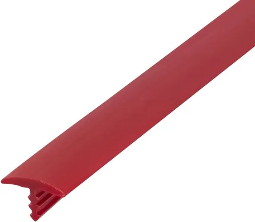 Vista 20 de Outwater T-molding plástico del 1/2 pulgada de la almendra flexible centro del centro de la púa que moldea la bobina de 25 pies