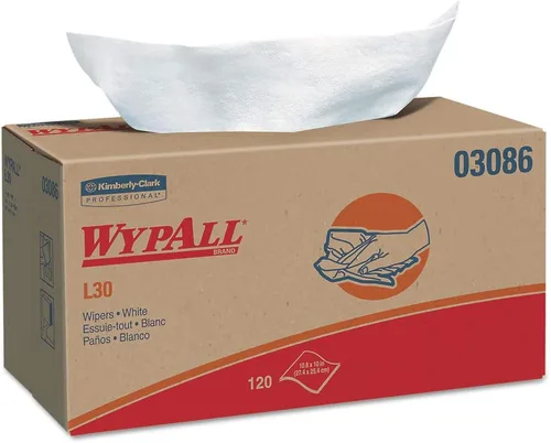 L30 Toallas, Caja POP-UP, 10 x 9 4/5, Blanco, 120/Caja, 10 Cajas/Cartón