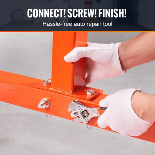 Vista 6 de VEVOR Soporte de motor, 1300 libras (3/5 toneladas) Soporte giratorio para motor con cabeza ajustable de 360 grados, montamotor de hierro fundido