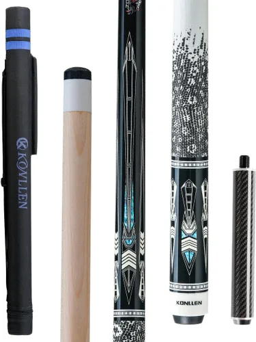 Vista 17 de KONLLEN Maple Pool Cue Stick – Low Deflection Performance Billiard Cue for Adults, Professional Play