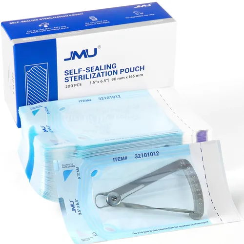 Vista 26 de JMU Bolsas de esterilización autosellantes 3.5 "x 10", bolsas de esterilización 200 por caja
