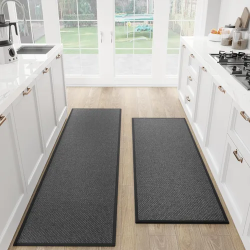 Vista 36 de SUMLANS Tapete de Cocina 1 PCS, Alfombras Acolchadas Antideslizantes para Piso de Cocina, Tapete Corredor Absorbente de Comodidad para Estar de Pie