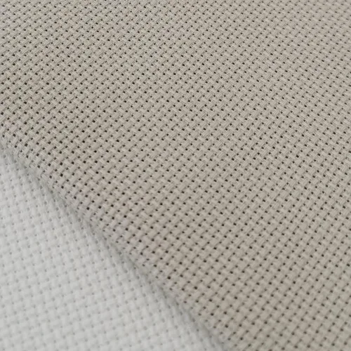 Vista 14 de KCS 59" x una yarda 18 Ct Counted algodón Aida tela de punto de cruz (blanco antiguo)