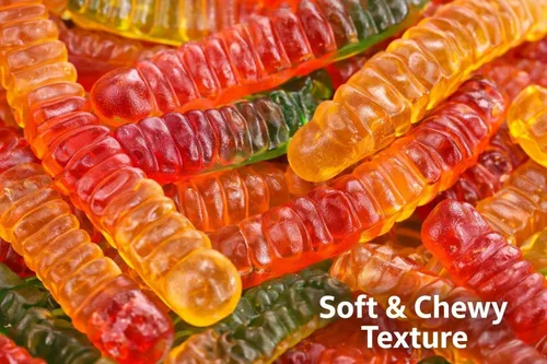 Vista 6 de Gusanos de goma de Marlow Candy (Always Fresh) bolsa de 5 libras (HALAL) [HELAL]