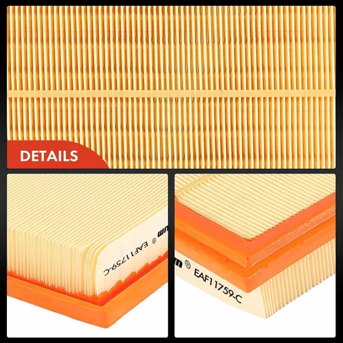 Vista 8 de Filtro de aire de motor A-Premium compatible con Mercedes-Benz C300 2015-2018, C350e 2016-2018, E300 2017-2019, GLC300 2016-2019, GLC350e 2018-2020