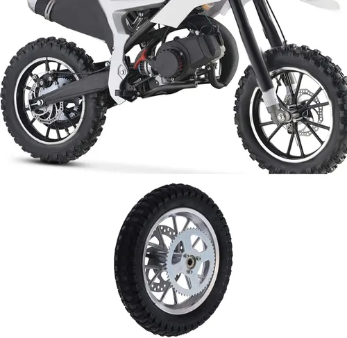 Vista 8 de Neumático de llanta trasera de 12.5 x 2.75 pulgadas con conjunto de rodamientos de 0.47 pulgadas, rueda trasera para mini moto todoterreno de 2