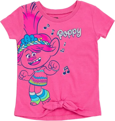 Vista 5 de DreamWorks Trolls Poppy - Conjunto de camiseta y leggings para bebés a niños pequeños