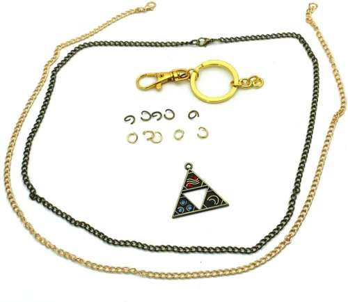Vista 3 de La leyenda de Zelda Twilight Princess & Hylian Shield & Master Sword mejor colección conjuntos llaverocollarjoyería serie
