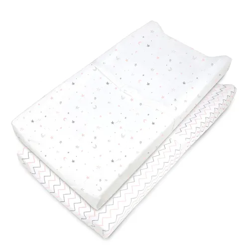 Vista 18 de American Baby Company - Sábana bajera de algodón 100% natural para colchón de cuna o cambiador