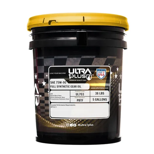 Vista 9 de ULTRA 1PLUS SAE 75W-90 Aceite de engranaje deslizante sintético limitado, API GL-5, MT-01 (QT)