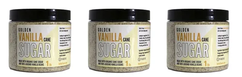 Vista 42 de Bakto Flavors Paquete de azúcar orgánico - 3 frascos (1 libra) - Azúcar de caña de jengibre dorado