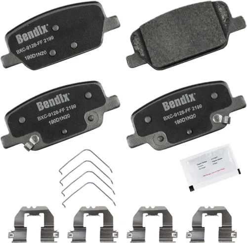 Vista 262 de Bendix Priority1 CFC154 - Juego de pastillas de freno de disco para Avanti II, Century, LeSabre, Regal, Riviera, chasis comercial, DeVille