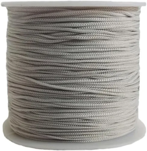 Vista 20 de Cuerda de nailon de 109 yardas de 0.031 in para pulseras de macramé, nudos chinos, collares, colgantes, fabricación de joyas (rojo)