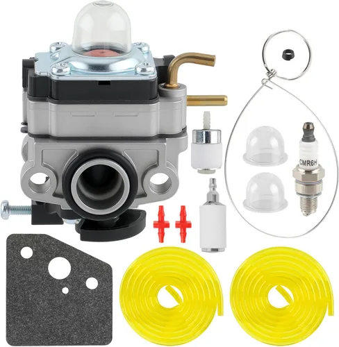 AUTOKAY 753-06220 Carburador para 17 pulgadas 29cc Troy Bilt TB146EC TB525EC TB575EC TB590EC TB525ES TB539ES Curve Shaft Gas String Trimmer con