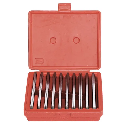 Vista 7 de HFS (R) 6 piezas 3/8" - 2-1/4" Juego de acero paralelo 0.0002" endurecido - Herramienta de tierra de precisión de acero con caja de plástico