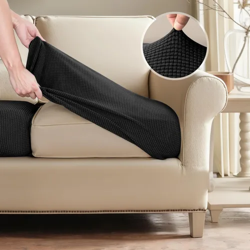 Vista 5 de SUBRTEX Funda Deslizable para Sofá RV de Múltiples Asientos Fundas Protectoras Loveseat Elástica Duradera Sofá Spandex Elástico Protector de Muebles