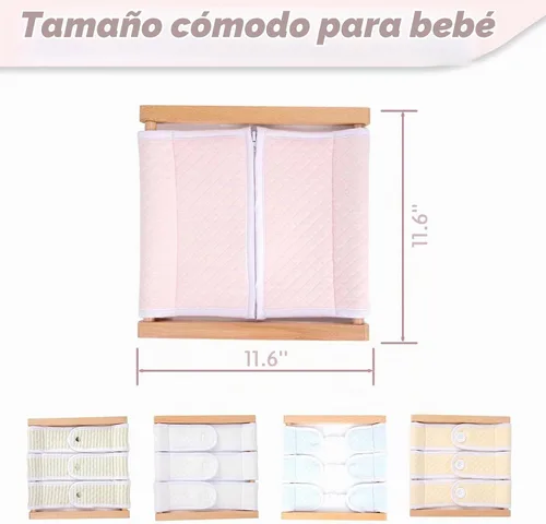 Vista 6 de Montessori - Juguetes de madera para vestirse, tabla de aprendizaje, habilidades básicas de vestir: botones, broches de presión, cremalleras