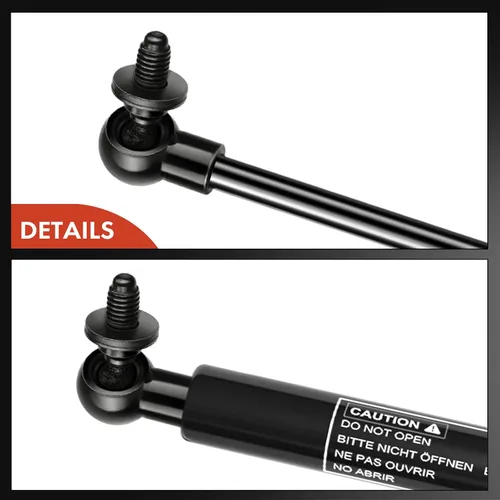 Vista 9 de A-Premium La escotilla trasera de elevación de la puerta trasera soporta amortiguadores compatibles con modelos seleccionados de Chrysler y Dodge