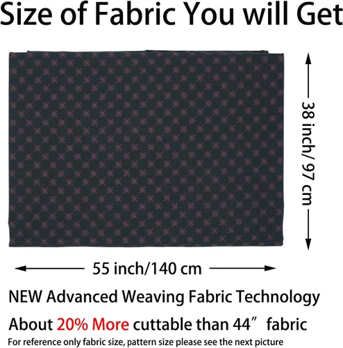 Vista 2 de Master FAB - Tela de algodón de The Yard para coser, diseño moderno para bricolaje, con estampado floral, lavable; 1 pieza de ancho completo que se