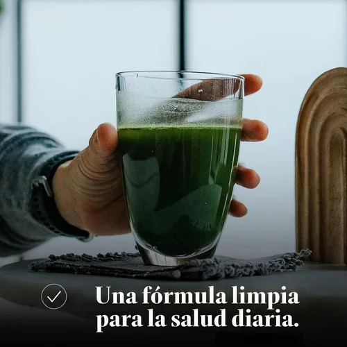 Vista 6 de BARE PERFORMANCE NUTRITION, BPN Strong Greens Superalimento en Polvo, Limón, 30 Porciones