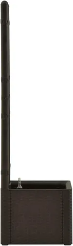 Vista 4 de Cama elevada de jardín con enrejado y sistema de riego automático, cama de jardín elevada, jardineras al aire libre para jardín de hierbas de flores